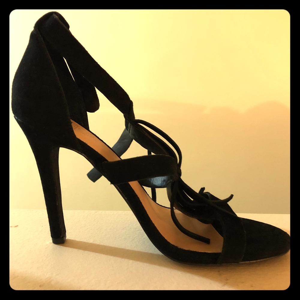 Joe’s jean sandals - suede